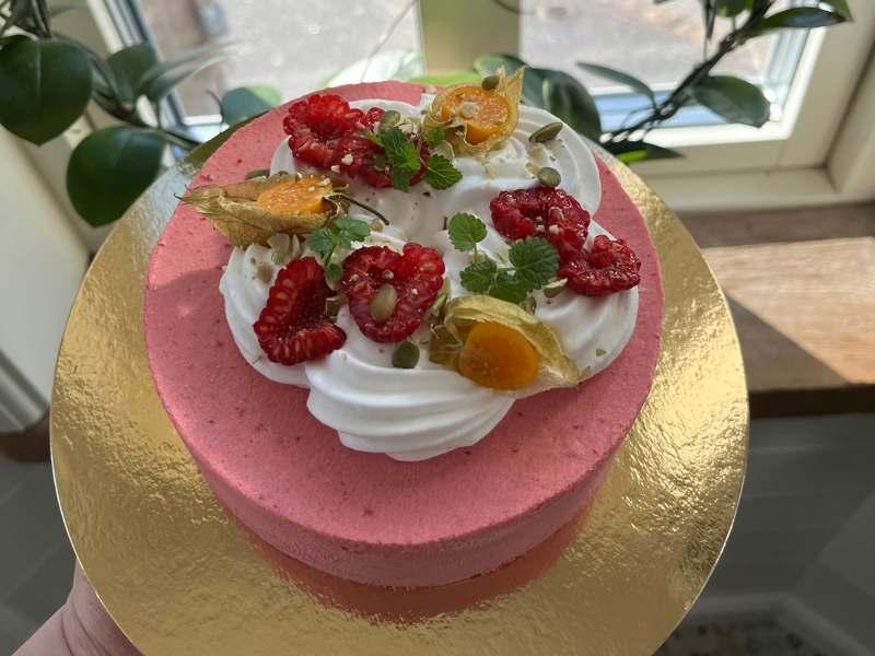 Vegansk Hallonmousse 